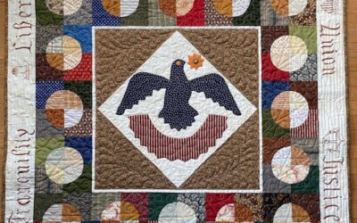 Declaration 1776 Exhibit Opening and Reception: “Celebrating the Sestercentennial of America’s Patchwork of States Peoples, Ideals,” Sara Reimer Farley, quiltmaker, researcher and author